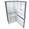 588L Bottom Freezer Refrigerator Silver Elmarket-homeappliances