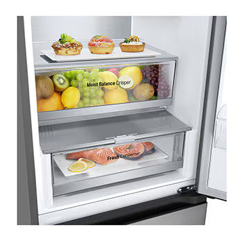 LG Refrigerator, Bottom freezer, 344 Liter Elmarket-homeappliances