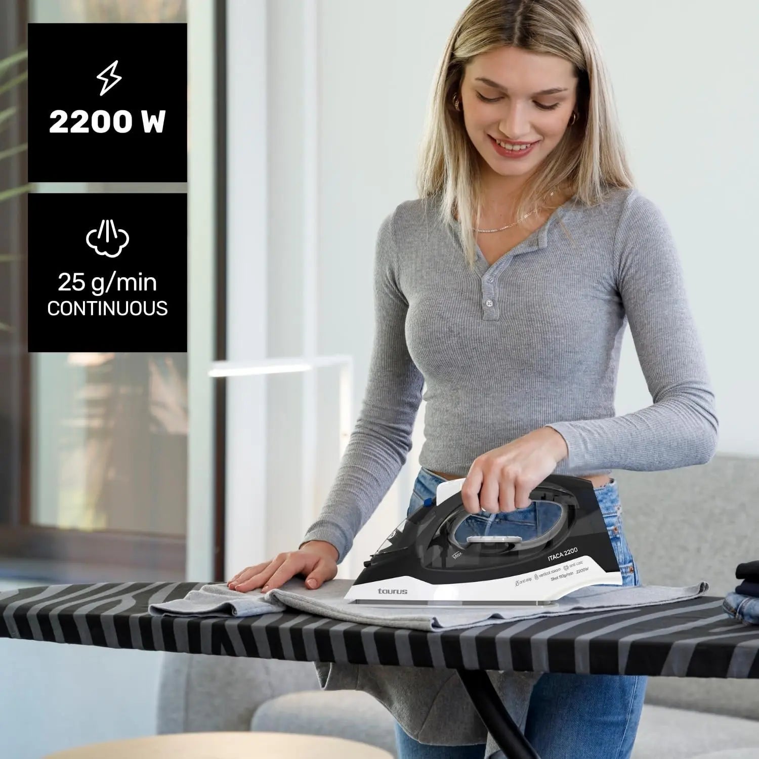 Taurus Steam Iron ITACA 2200 Elmarket-homeappliances