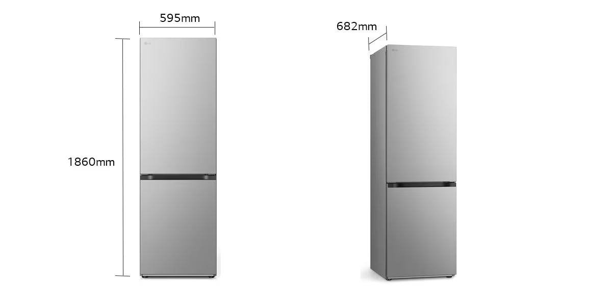 LG Refrigerator, Bottom freezer, 344 Liter Elmarket-homeappliances