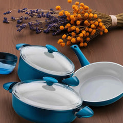 Culina Ceramic 5Pcs Cookware - Elmarket-homeappliances