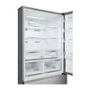 ثلاجة بلا صقيع بسعة 588 لترًا وعرض 84 سم مع محرك مزود بمحول ذكي بلون رمادي لامع Elmarket-homeappliances