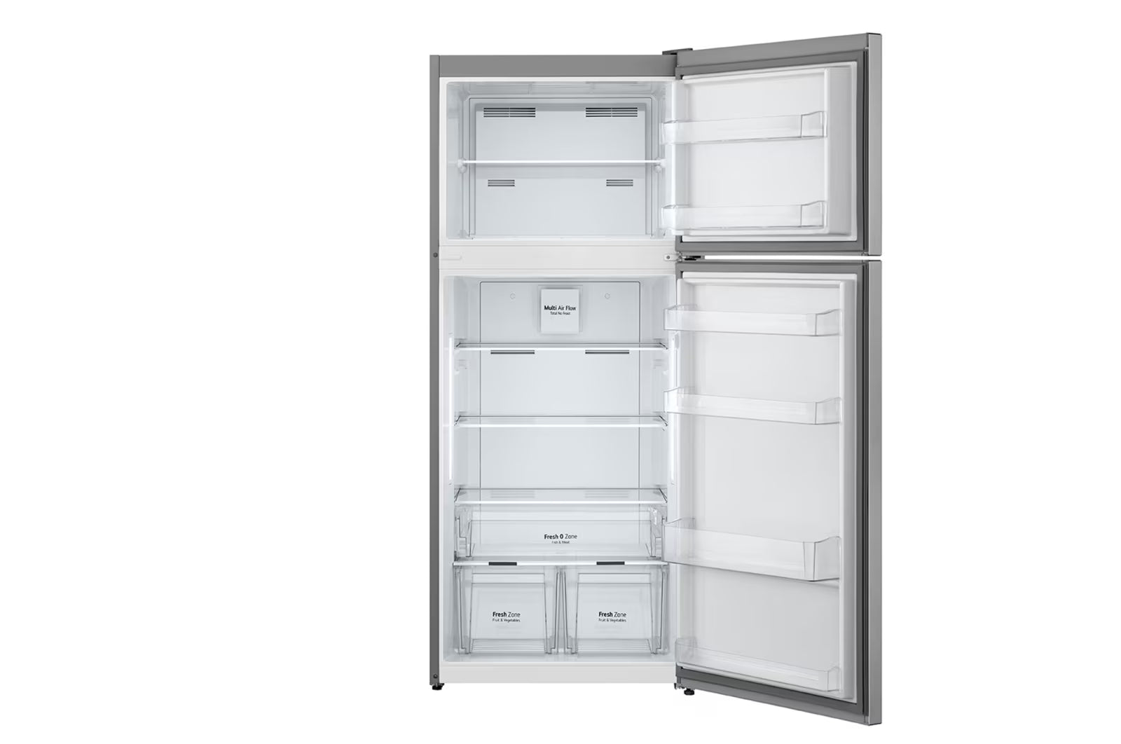 LG Top Freezer, Multi Air Flow, Silver 401L Elmarket-homeappliances
