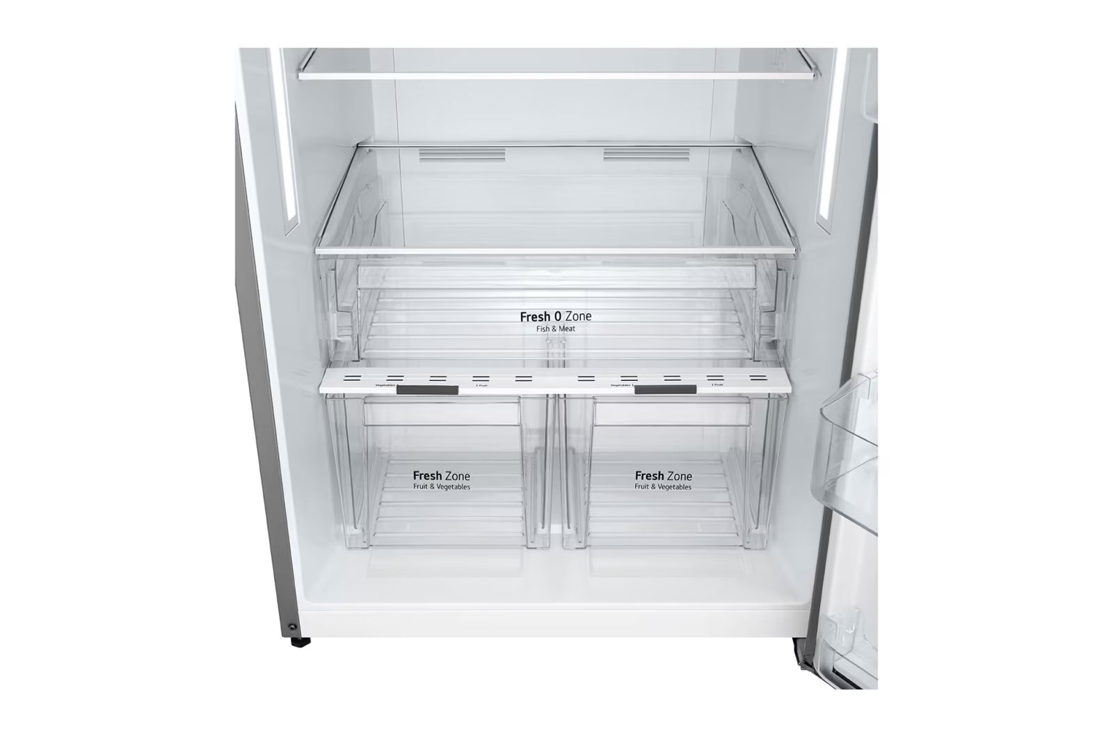 LG Top Freezer, Multi Air Flow, Silver 401L Elmarket-homeappliances
