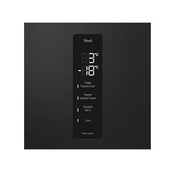 LG Refrigerator, Bottom freezer, 344 Liter Elmarket-homeappliances