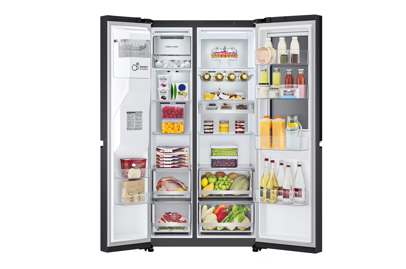 LG Refrigerator, 635L, Instaview DID, Black Elmarket-homeappliances