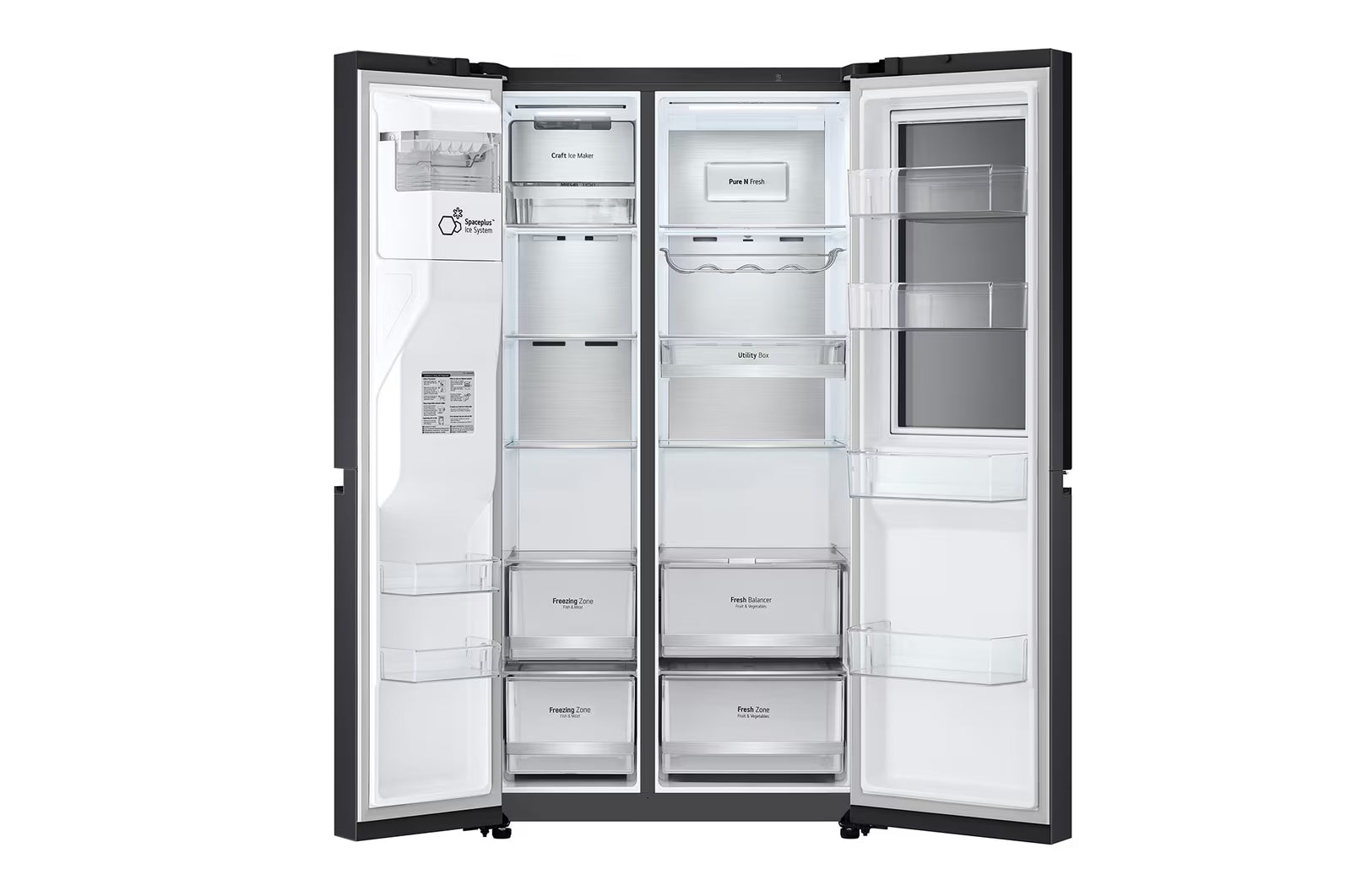 LG Refrigerator, 635L, Instaview DID, Black Elmarket-homeappliances
