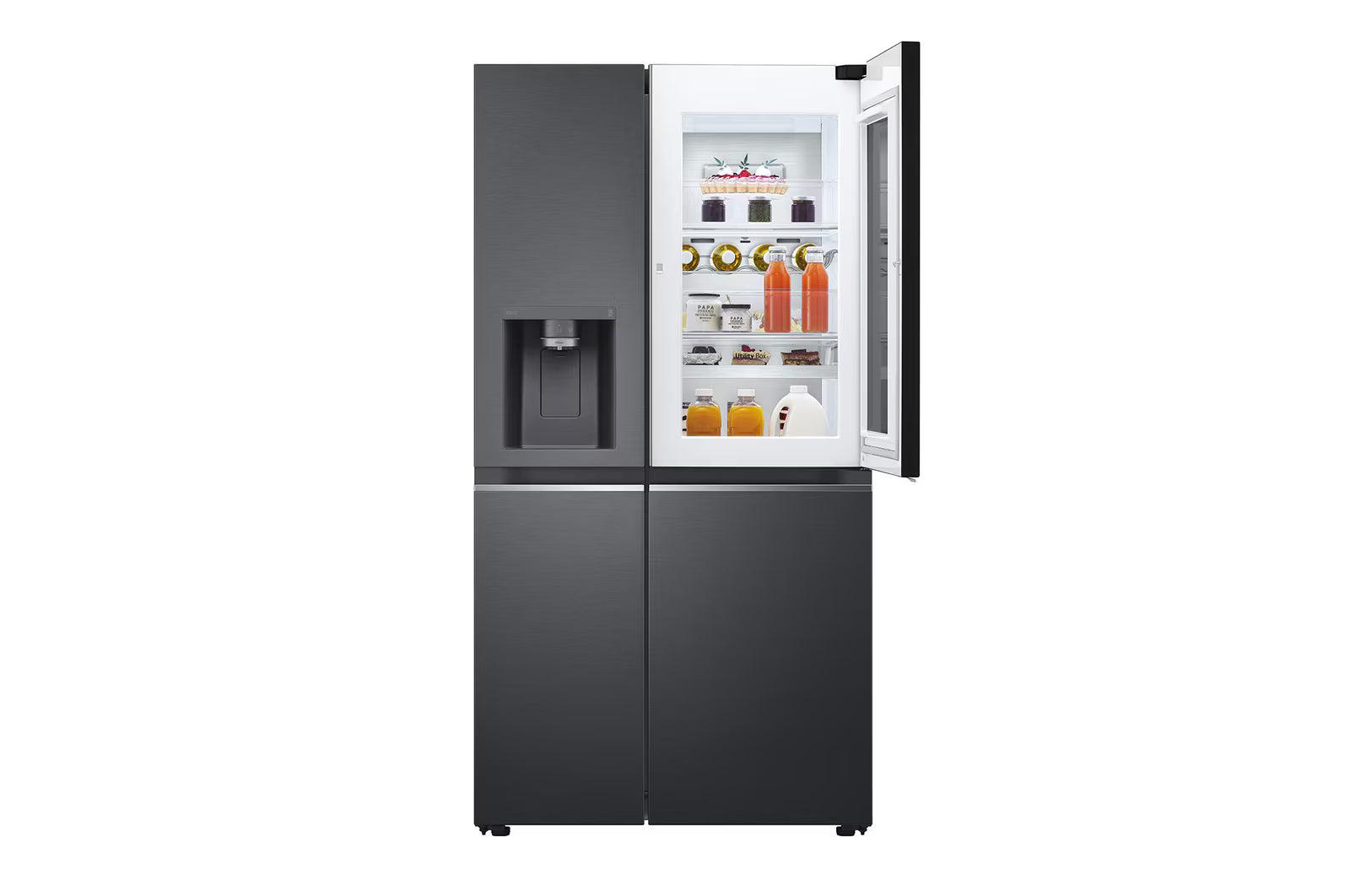 LG Refrigerator 635L ,Black Steel,Smart Inverter Elmarket-homeappliances