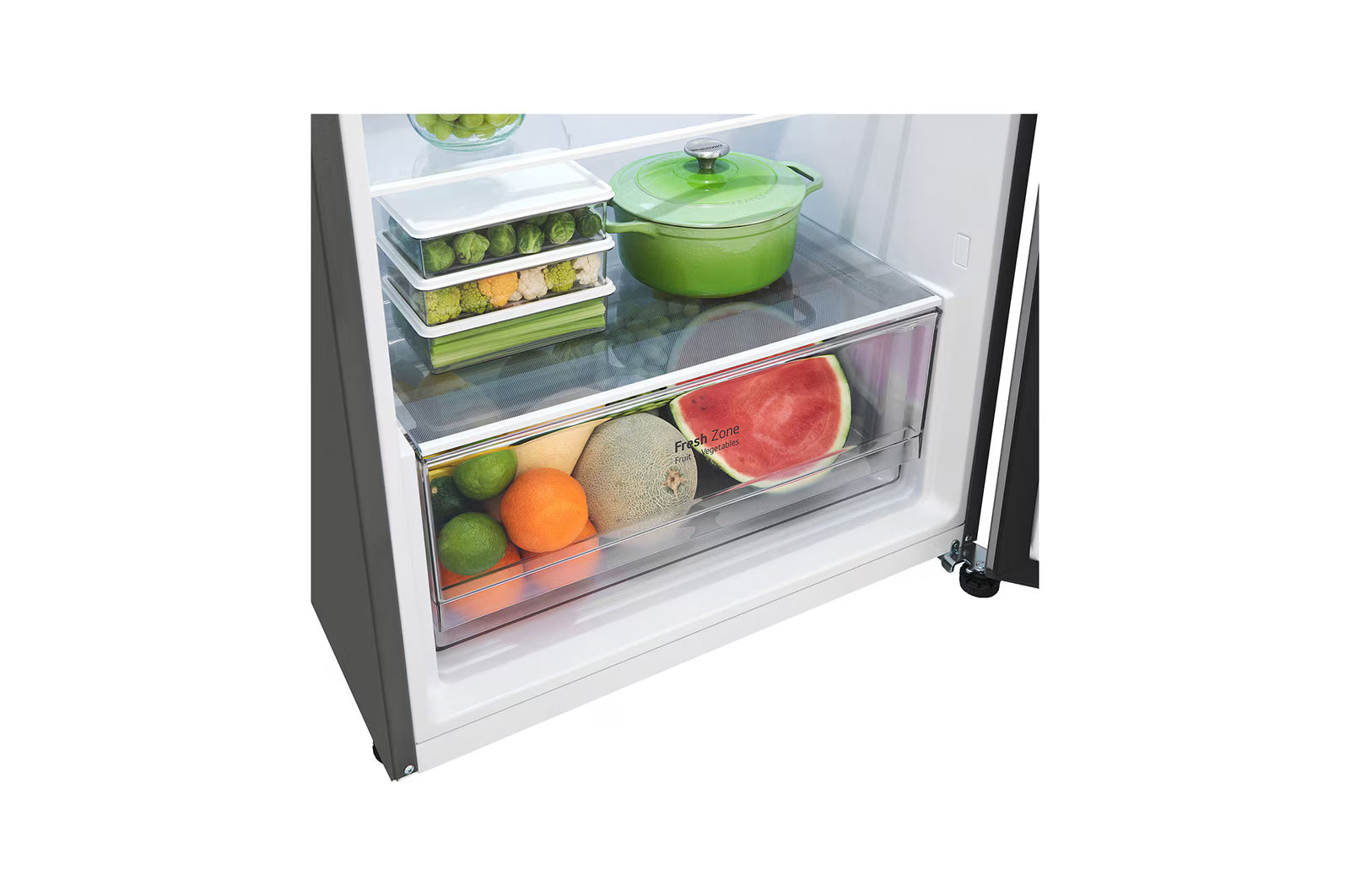 LG Refrigerator, 461L, Door Cooling, Silver