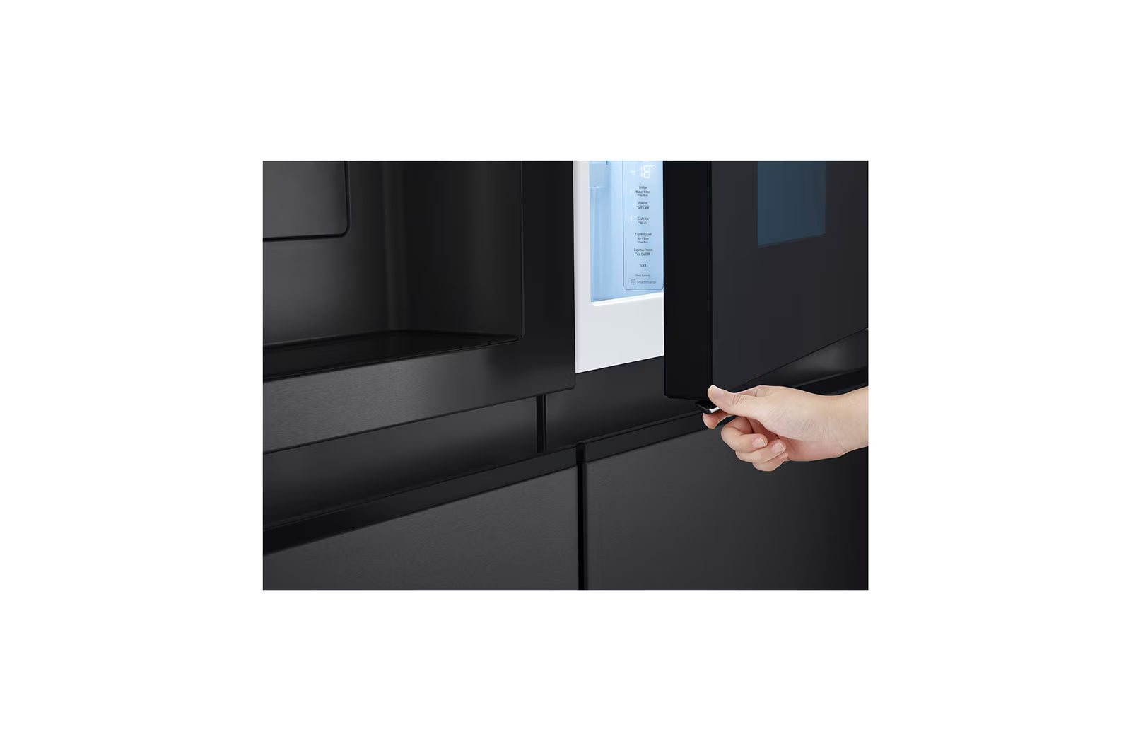 LG Refrigerator, 635L, Instaview DID, Black Elmarket-homeappliances
