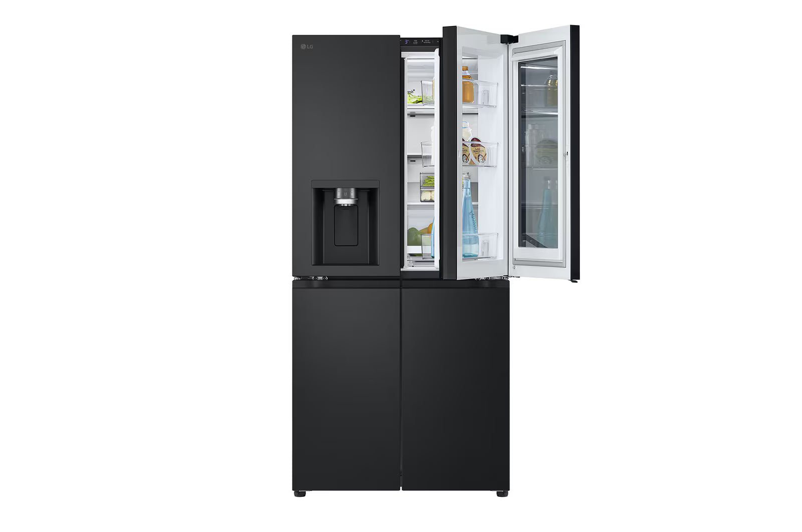 LG Refrigerator, 508L, Instaview DID, Black Elmarket-homeappliances