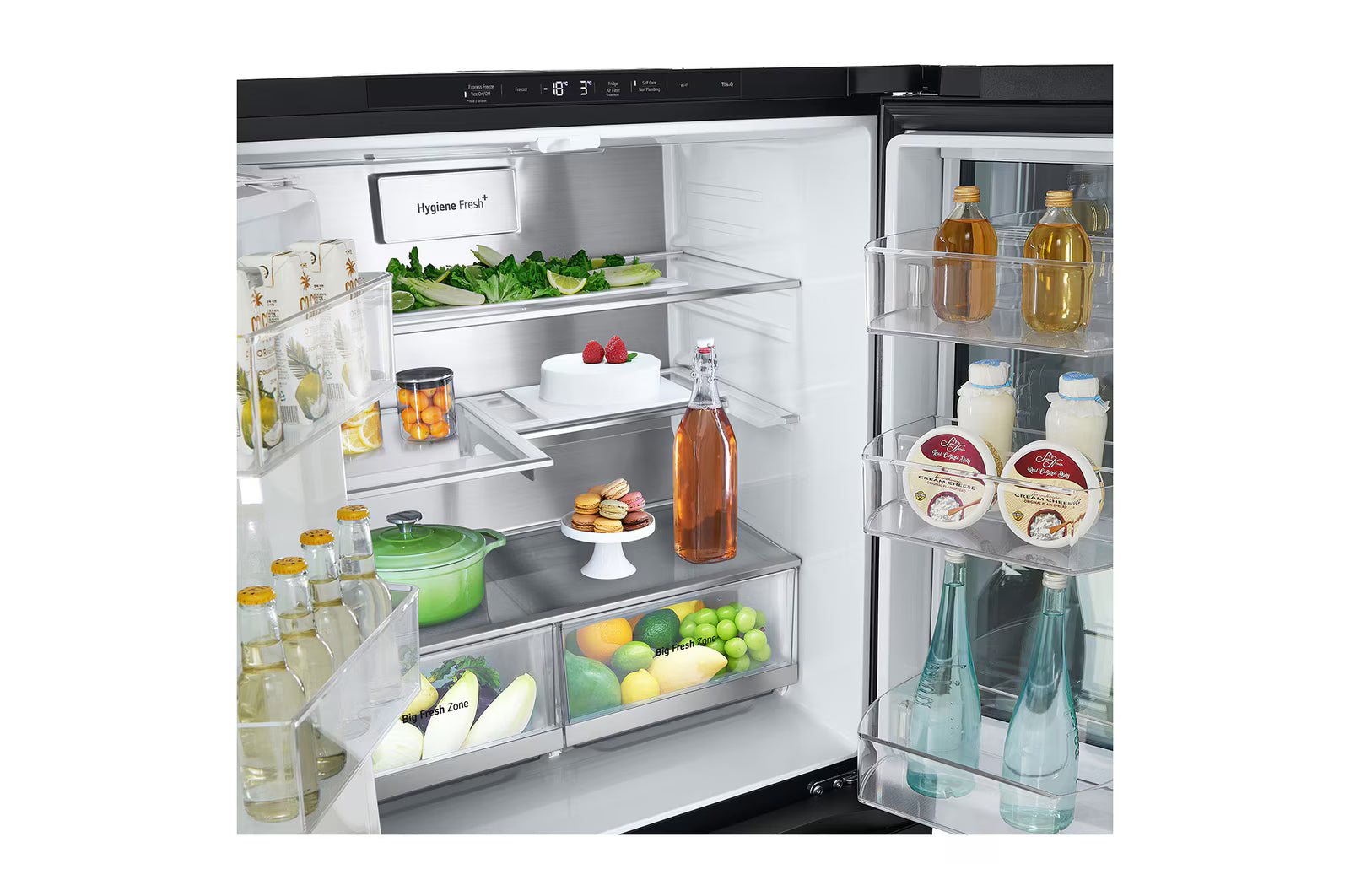 LG Refrigerator, 508L, Instaview DID, Black Elmarket-homeappliances