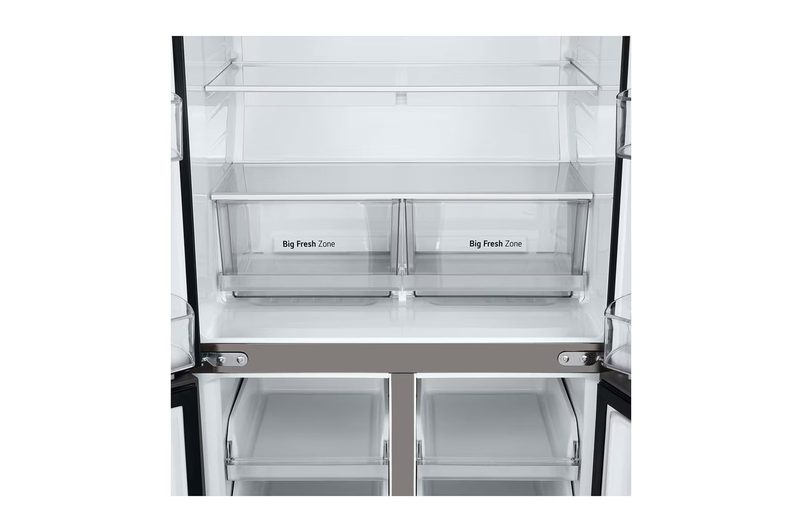 LG Refrigerator, 530 Liter, Instaview, Shiny steel (STS) Elmarket-homeappliances