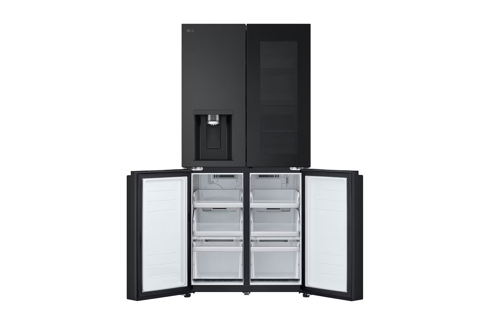 LG Refrigerator, 2 Doors 508 Liter, Instaview Elmarket-homeappliances