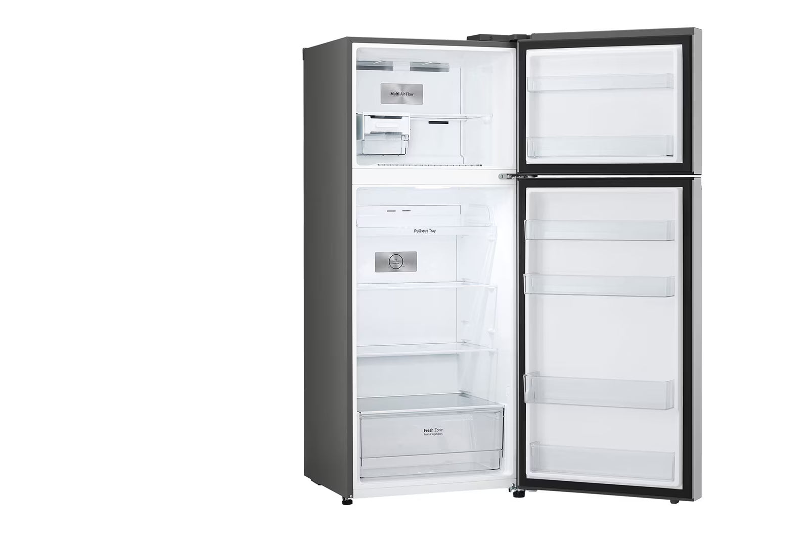 LG Refrigerator, 461L, Door Cooling, Silver